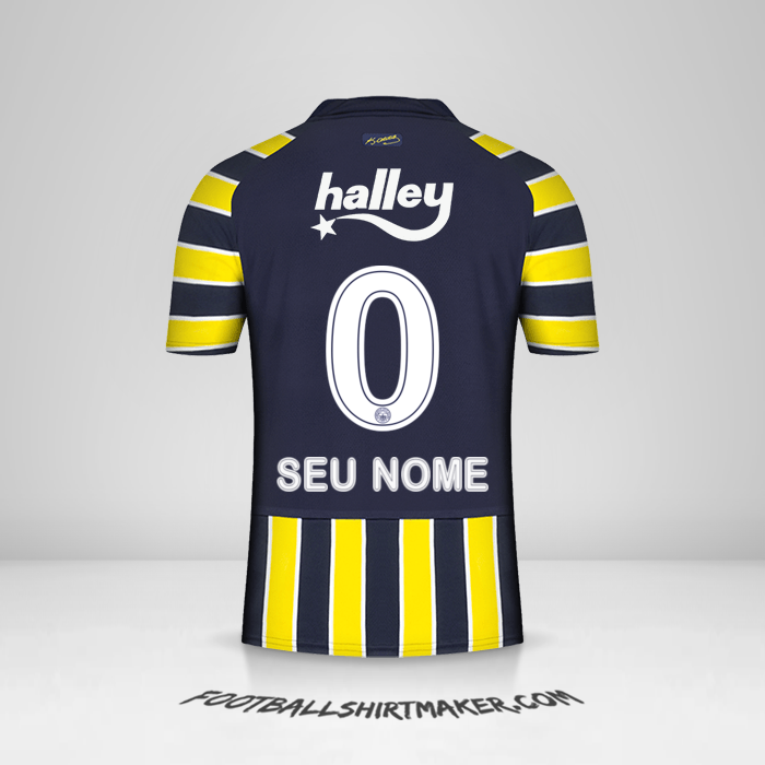 Camisa Fenerbahce SK 2022/2023 -  seu nome - 0