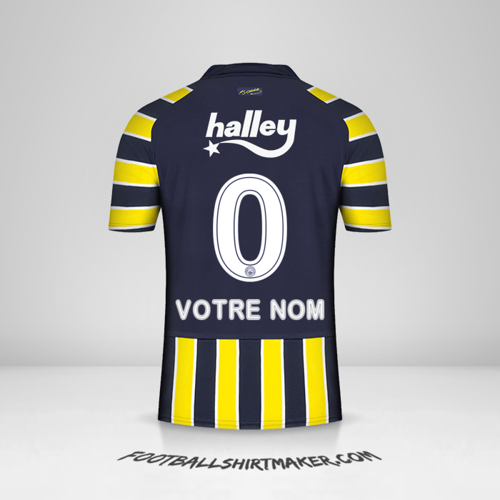 Maillot Fenerbahce SK 2022/2023 -  votre nom - 0