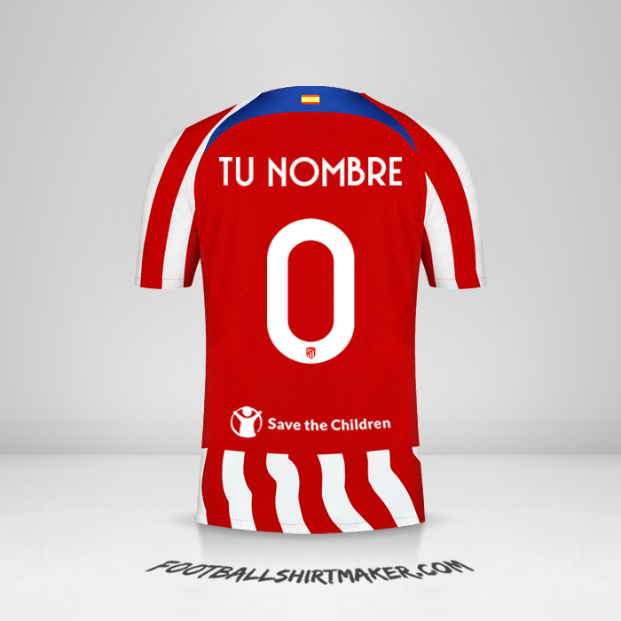 Camiseta Atletico Madrid 2022/2023 Cup -  tu nombre - 0