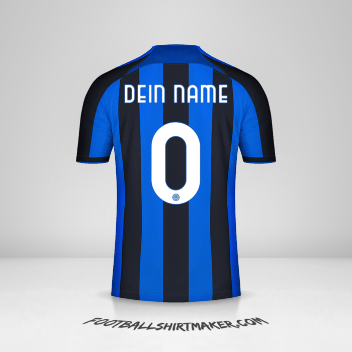 Trikot Inter 2022/2023 Cup -  dein name - 0