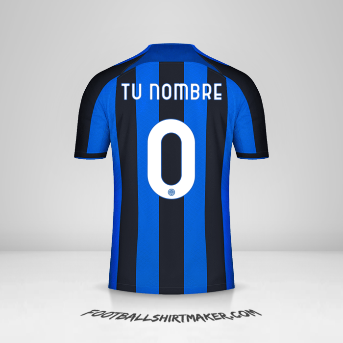 Jersey Inter 2022/2023 Cup -  tu nombre - 0