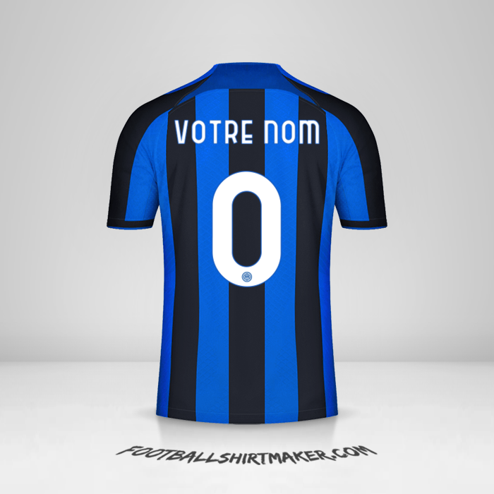 Maillot Inter 2022/2023 Cup -  votre nom - 0