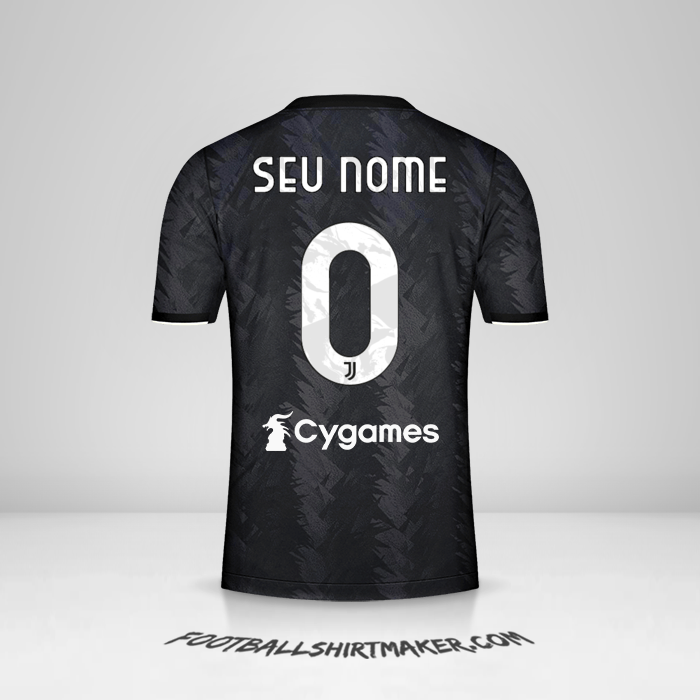 Camisa Juventus FC 2022/2023 II -  seu nome - 0