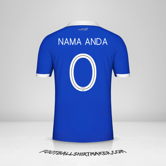 Jersey Leicester City FC 2022/2023 Cup -  nama anda - 0