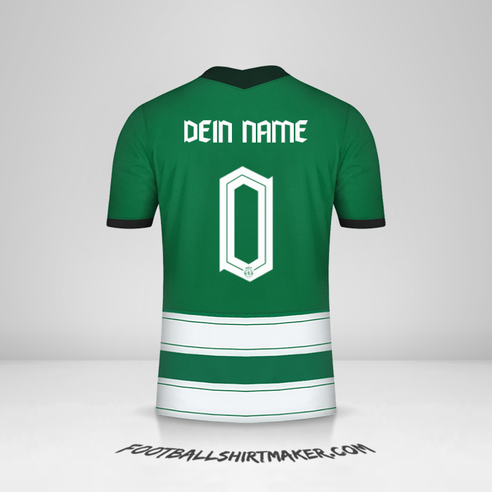 Trikot Sporting Clube 2022/2023 UCL -  dein name - 0