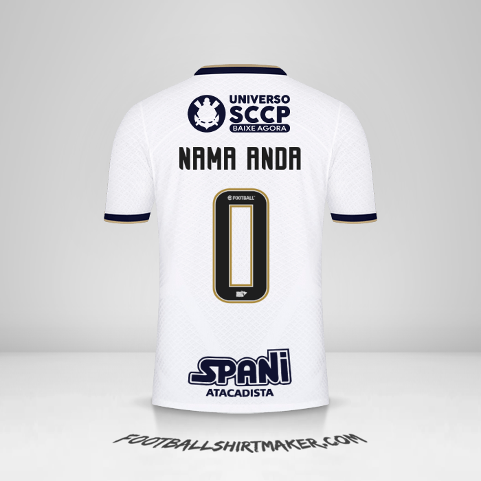 Jersey Corinthians 2022/2023 -  nama anda - 0