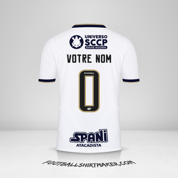 Maillot Corinthians 2022/2023 -  votre nom - 0