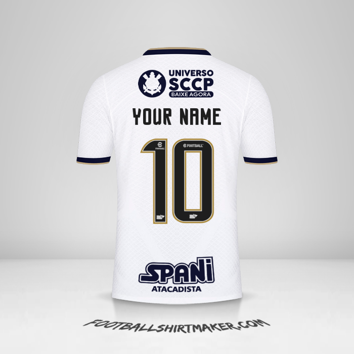 Corinthians 2022/2023 shirt number 10 your name