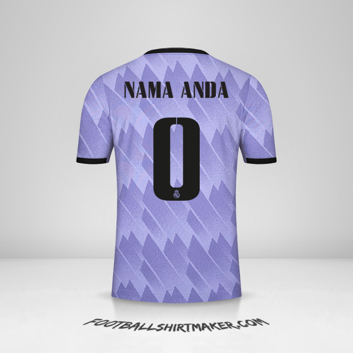 Jersey Real Madrid CF 2022/2023 Cup II -  nama anda - 0