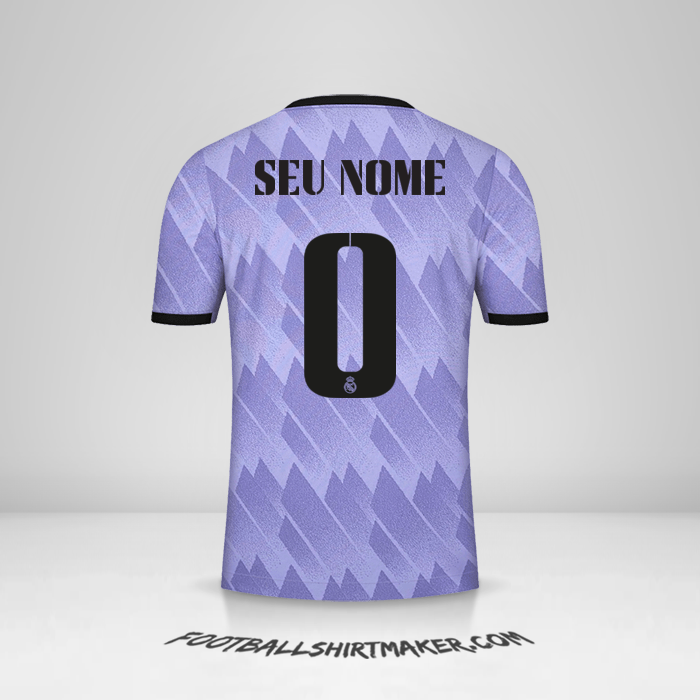 Camisa Real Madrid CF 2022/2023 Cup II -  seu nome - 0