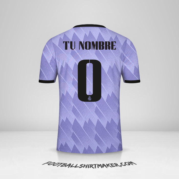 Jersey Real Madrid CF 2022/2023 Cup II -  tu nombre - 0