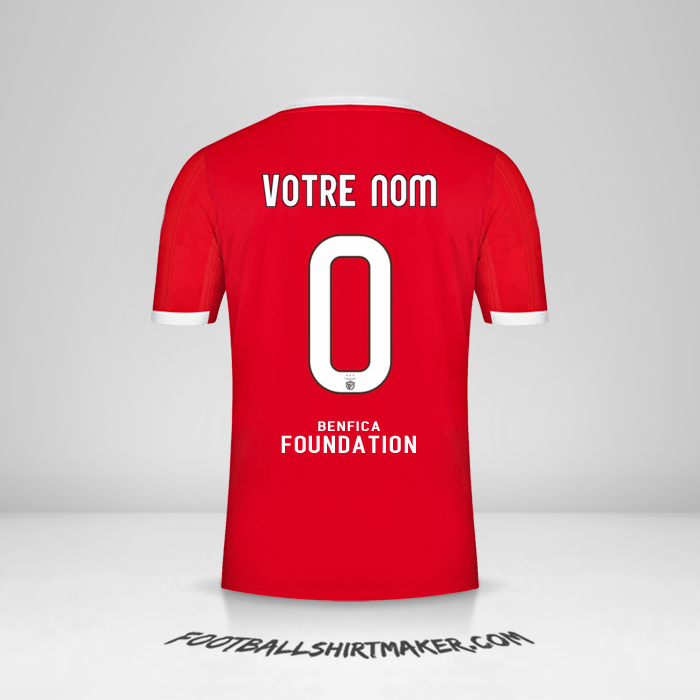 Maillot SL Benfica 2022/2023 UCL -  votre nom - 0