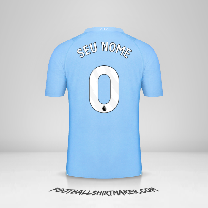 Camisa Manchester City 2023/2024 -  seu nome - 0