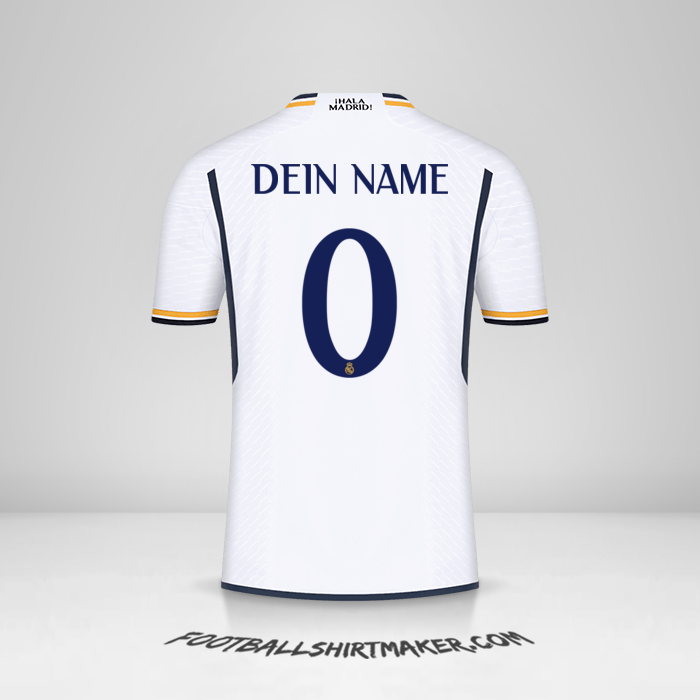 Trikot Real Madrid CF 2023/2024 Cup -  dein name - 0