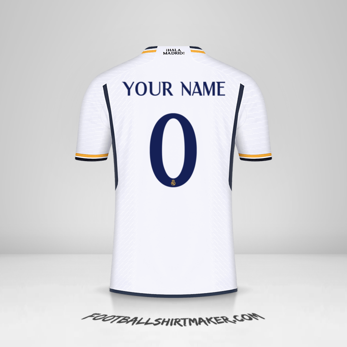 Shirt Real Madrid CF 2023/2024 Cup -  your name - 0