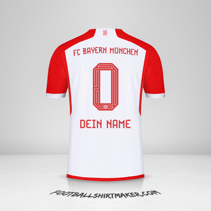 Trikot FC Bayern Munchen 2023/2024 -  dein name - 0