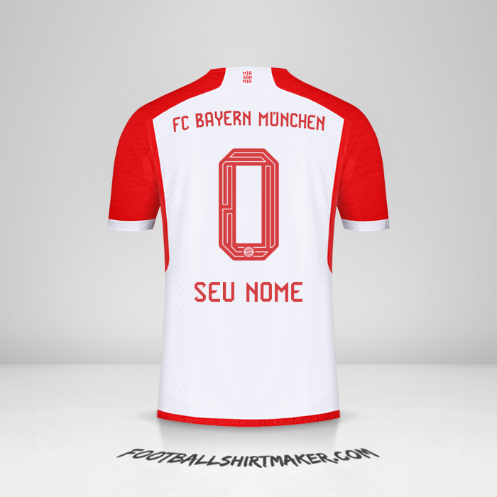 Camisa FC Bayern Munchen 2023/2024 -  seu nome - 0