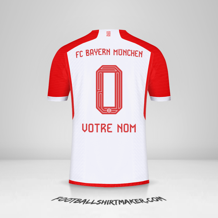 Maillot FC Bayern Munchen 2023/2024 -  votre nom - 0