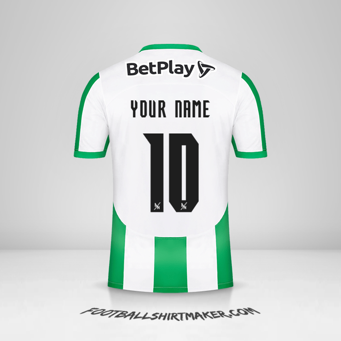 Atletico Nacional 2023 shirt number 10 your name