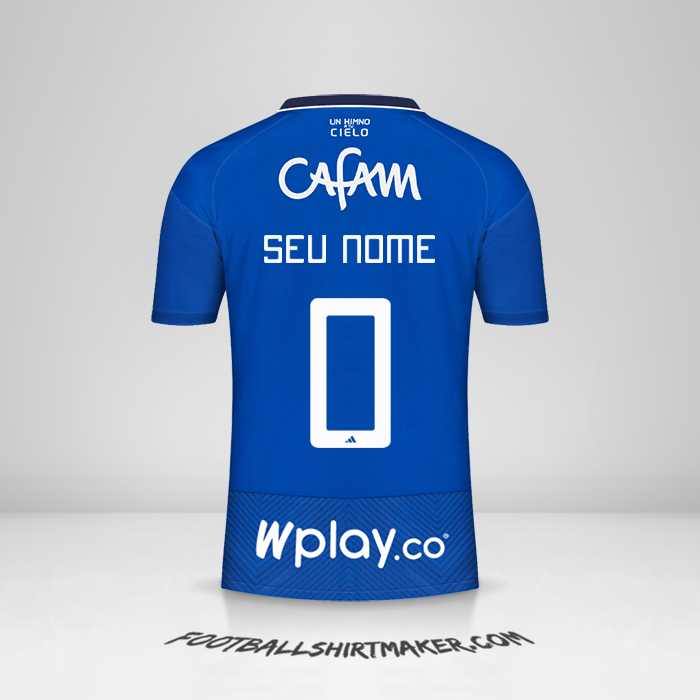 Camisa Millonarios FC 2023 -  seu nome - 0