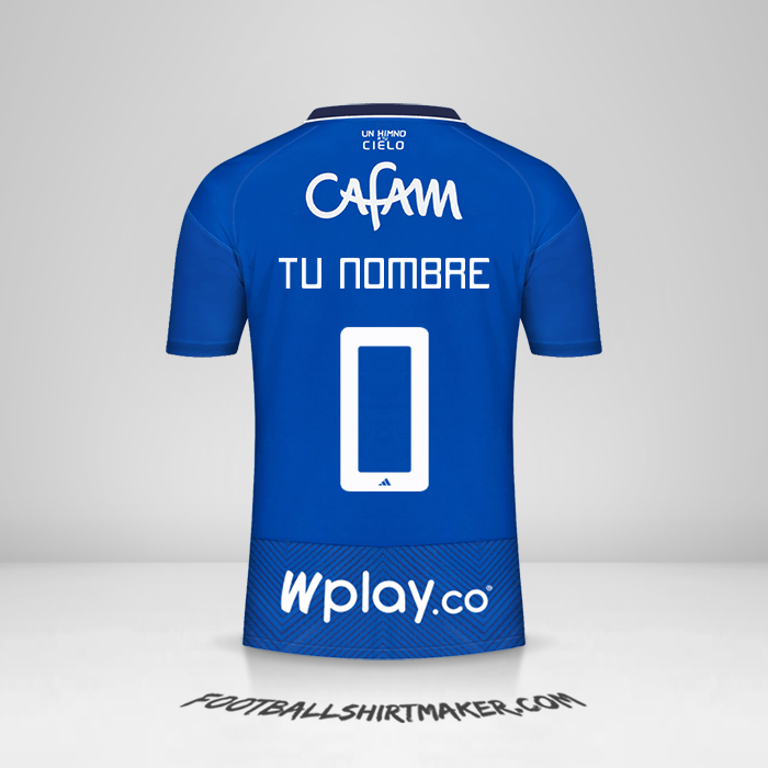 Jersey Millonarios FC 2023 -  tu nombre - 0