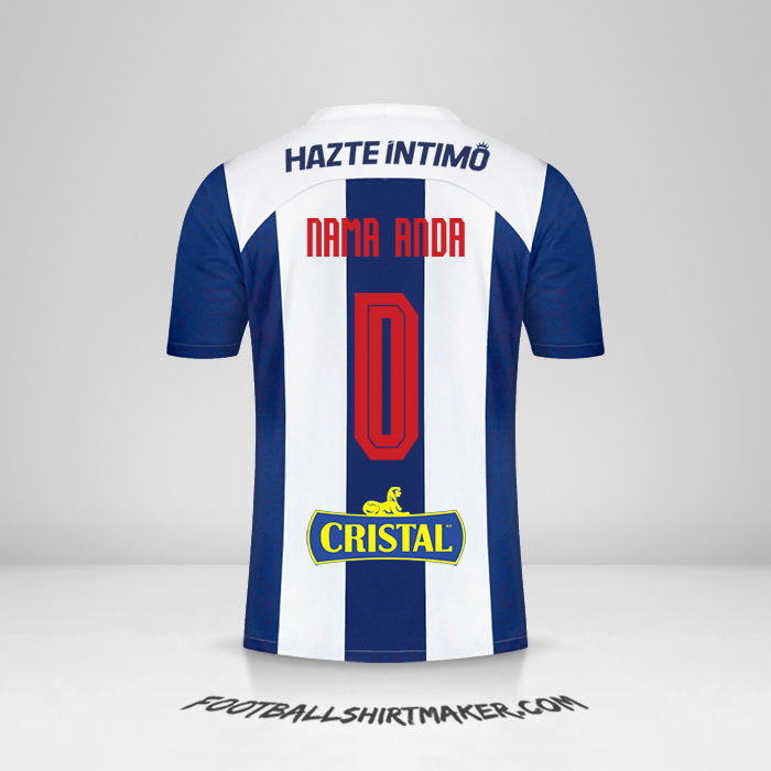 Jersey Club Alianza Lima 2023 -  nama anda - 0