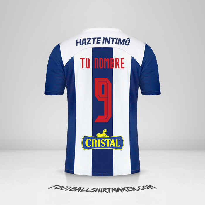 Jersey Club Alianza Lima 2023 número 9 tu nombre