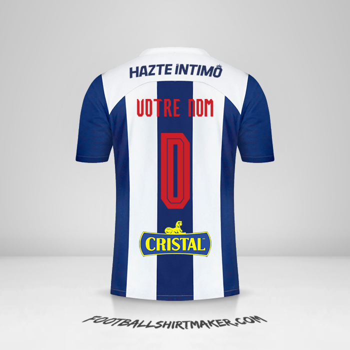 Maillot Club Alianza Lima 2023 -  votre nom - 0