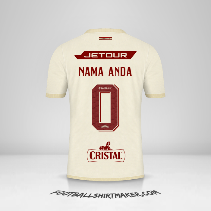 Jersey Universitario 2023 -  nama anda - 0