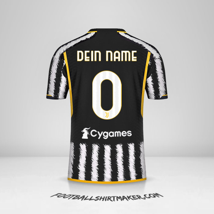 Trikot Juventus FC 2023/2024 -  dein name - 0