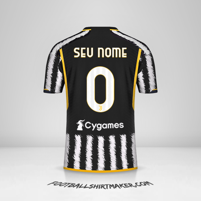 Camisa Juventus FC 2023/2024 -  seu nome - 0