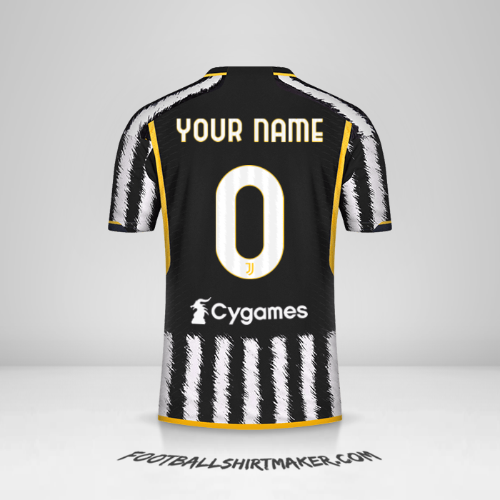 Juventus FC 2023/2024 shirt number 0 your name