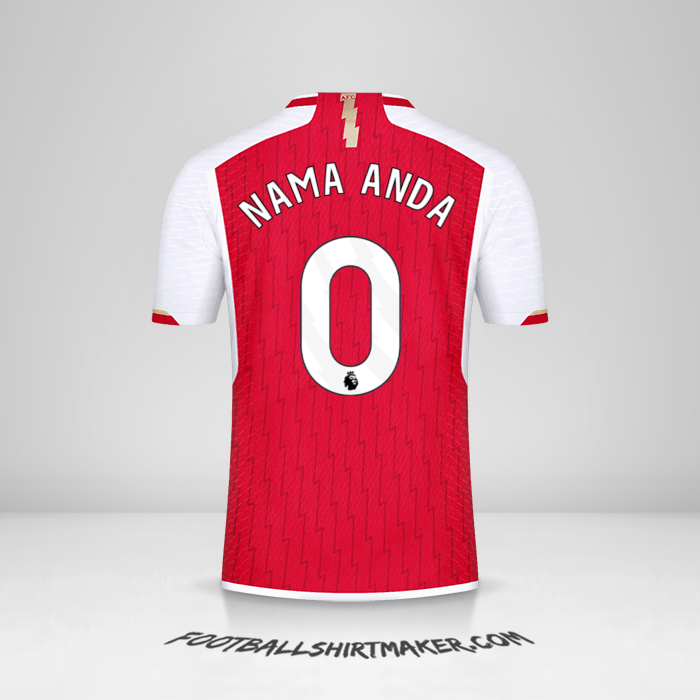 Jersey Arsenal 2023/2024 -  nama anda - 0