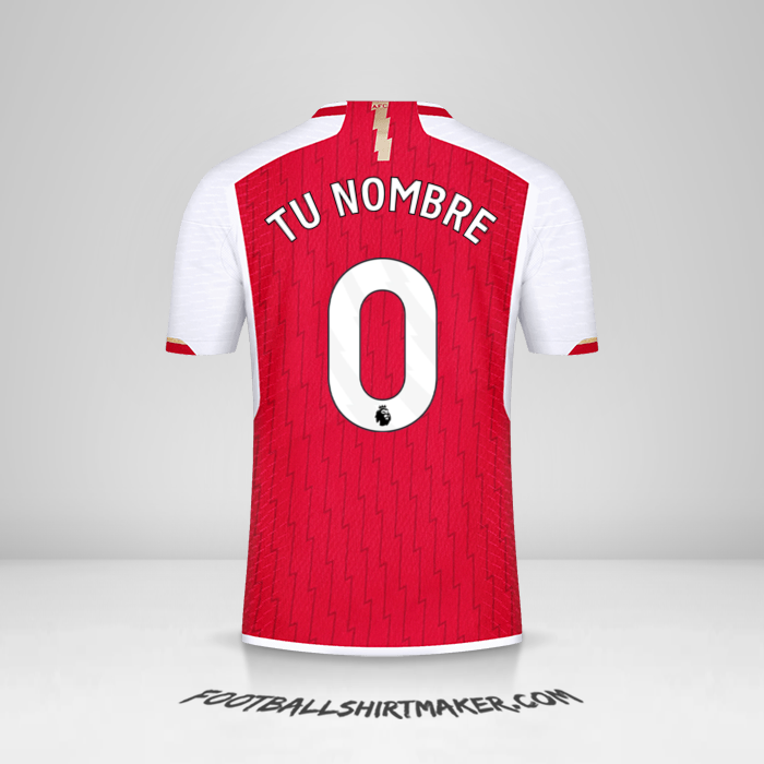 Jersey Arsenal 2023/2024 -  tu nombre - 0