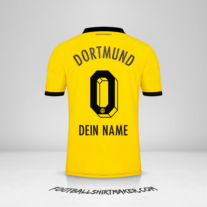 Trikot Borussia Dortmund 2023/2024 -  dein name - 0