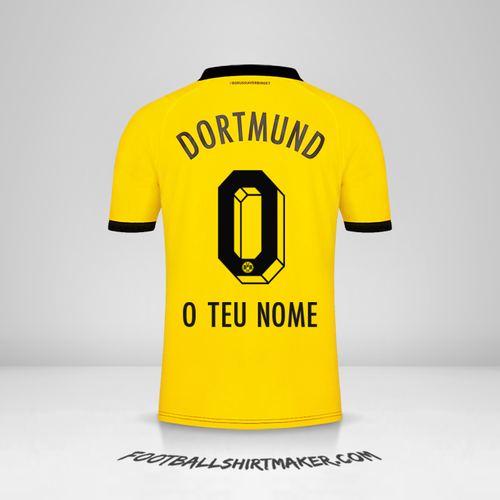 Camisola Borussia Dortmund 2023/2024 -  o teu nome - 0