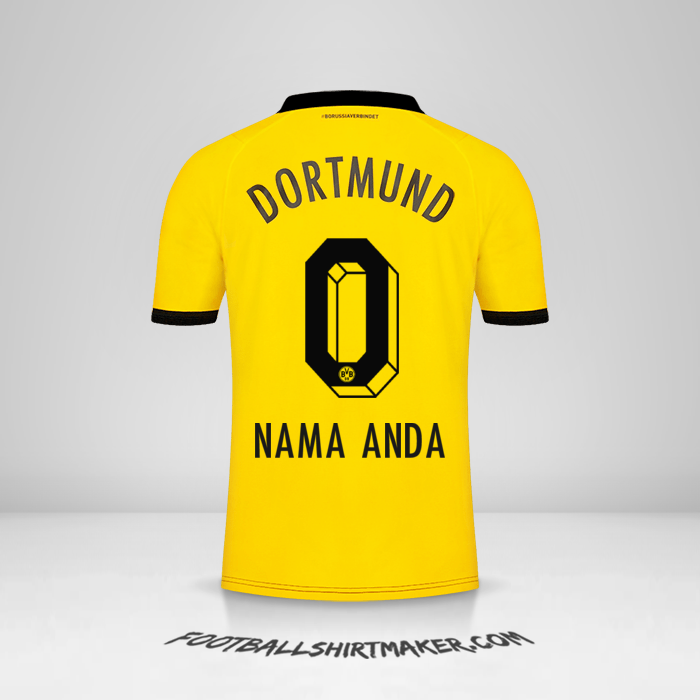 Jersey Borussia Dortmund 2023/2024 -  nama anda - 0