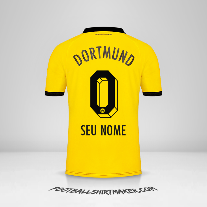 Camisa Borussia Dortmund 2023/2024 -  seu nome - 0