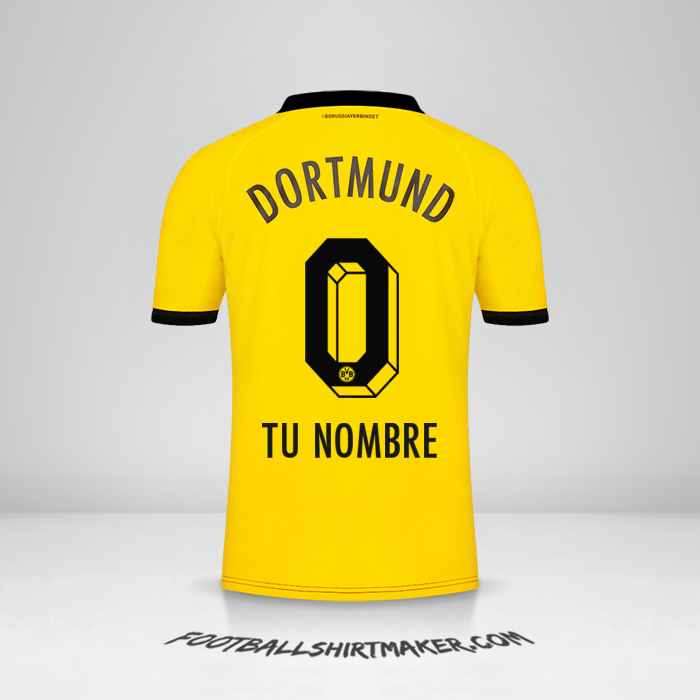 Jersey Borussia Dortmund 2023/2024 número 0 tu nombre