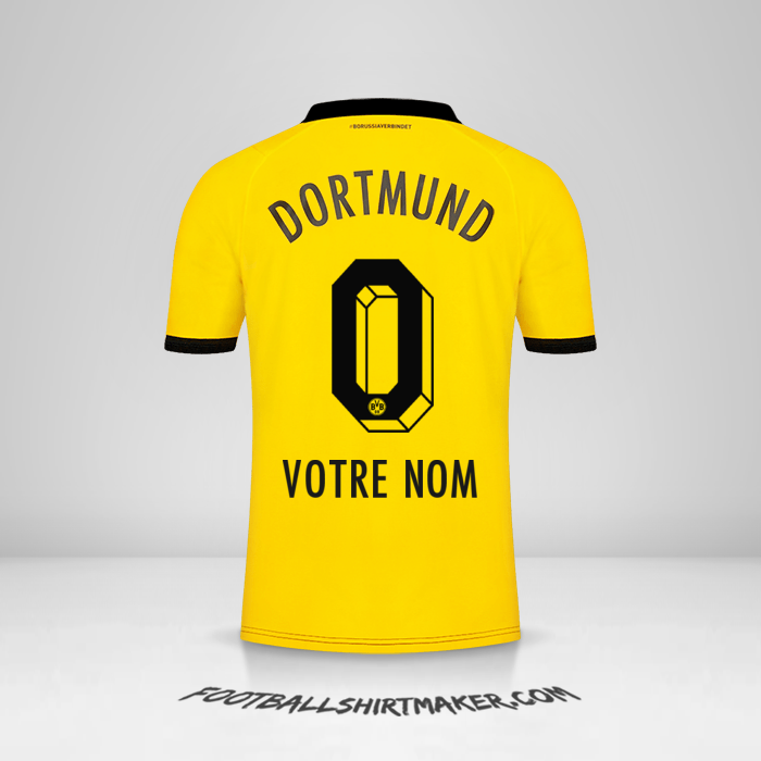 Maillot Borussia Dortmund 2023/2024 -  votre nom - 0