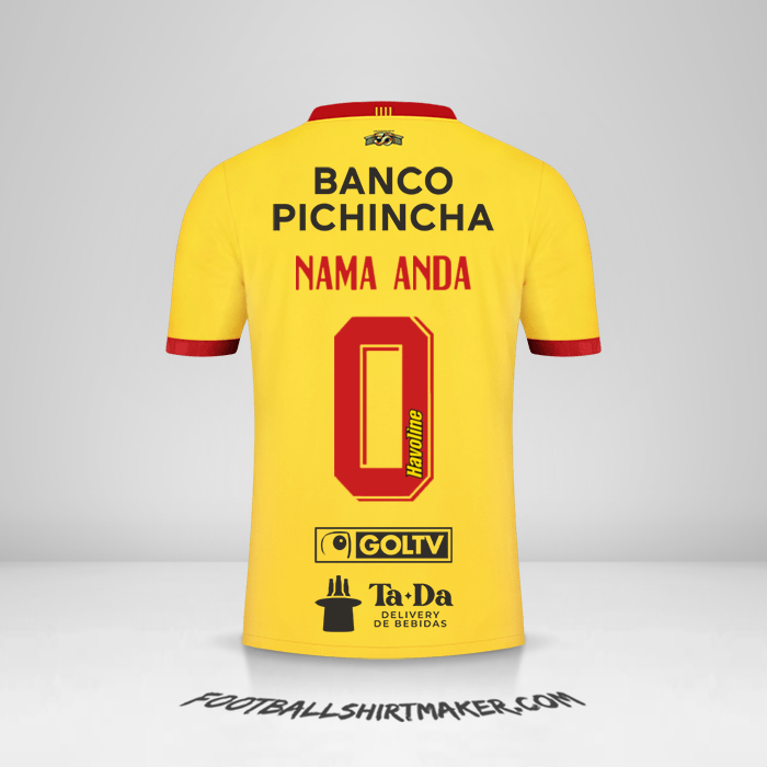 Jersey Barcelona SC 2023 -  nama anda - 0