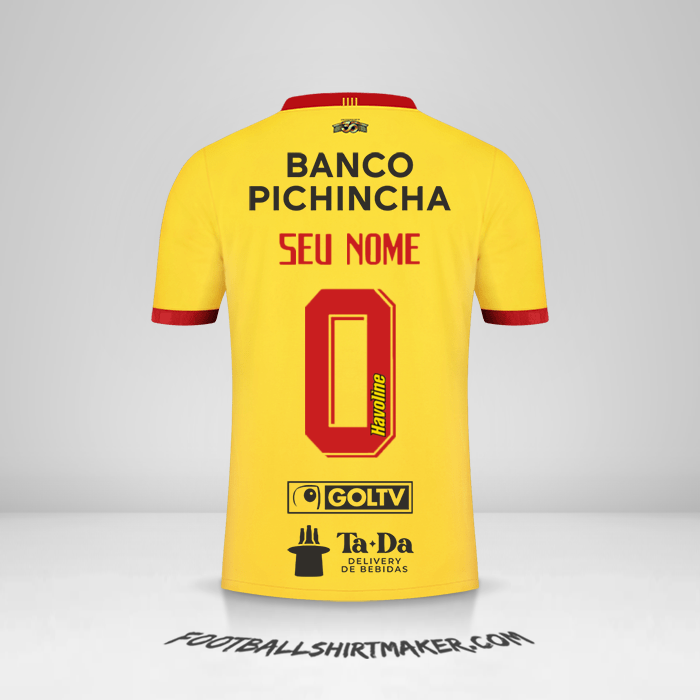 Camisa Barcelona SC 2023 -  seu nome - 0