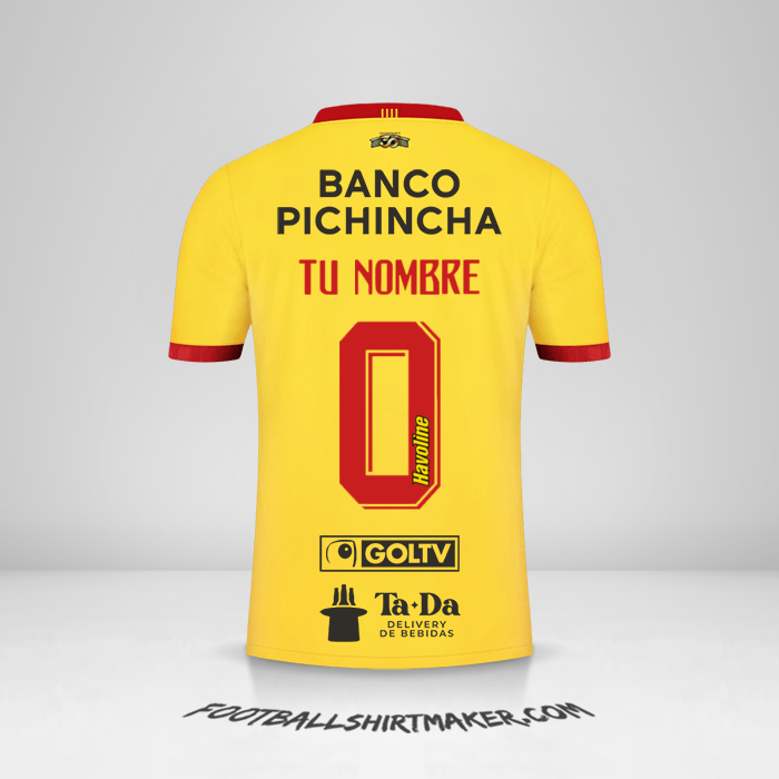 Jersey Barcelona SC 2023 -  tu nombre - 0