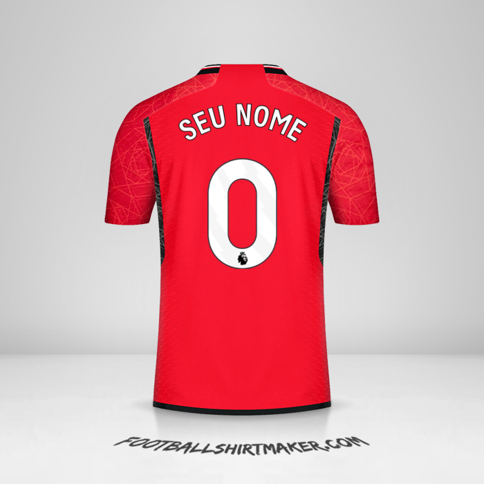 Camisa Manchester United 2023/2024 -  seu nome - 0