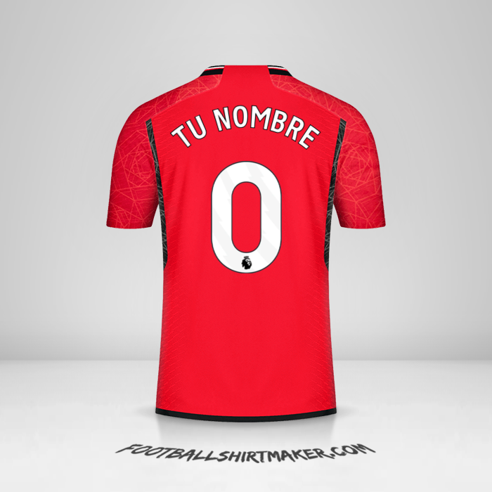 Camiseta Manchester United 2023/2024 -  tu nombre - 0