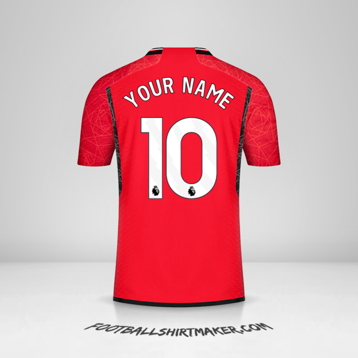 Manchester united jersey with name printed on sale