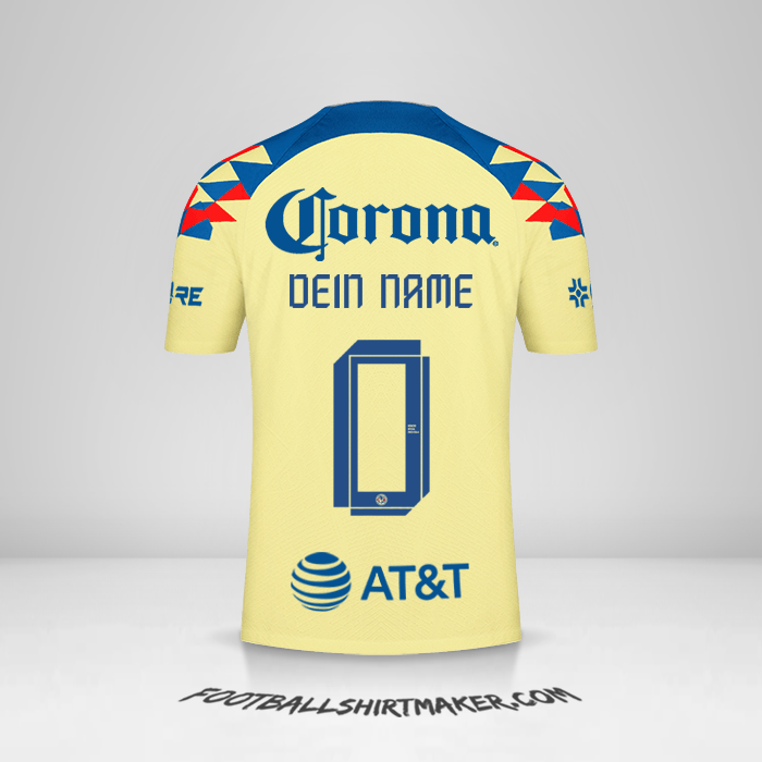 Trikot Club America 2023/2024 -  dein name - 0