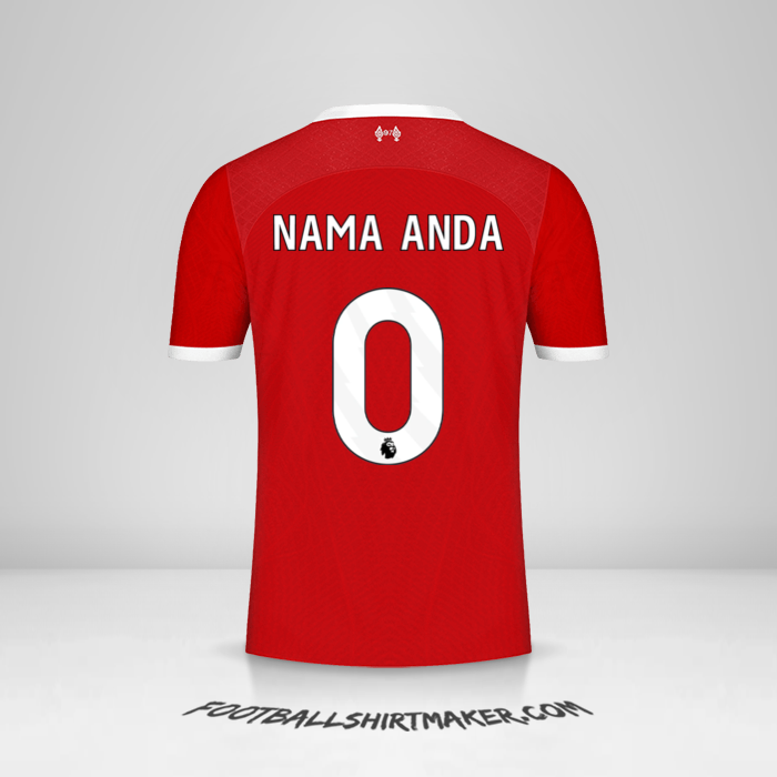 Jersey Liverpool FC 2023/2024 -  nama anda - 0