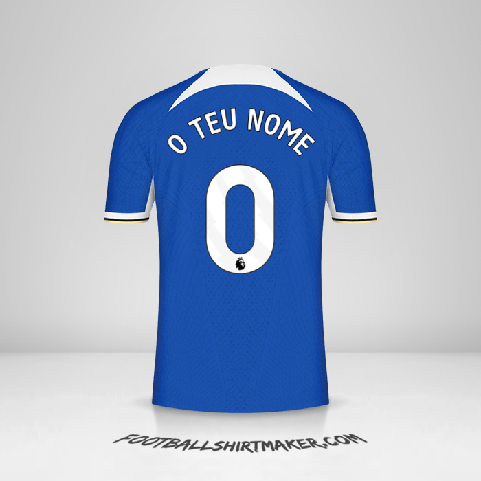 Camisola Chelsea 2023/2024 -  o teu nome - 0