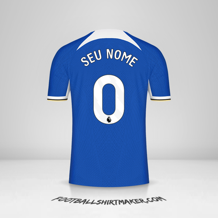 Camisa Chelsea 2023/2024 -  seu nome - 0